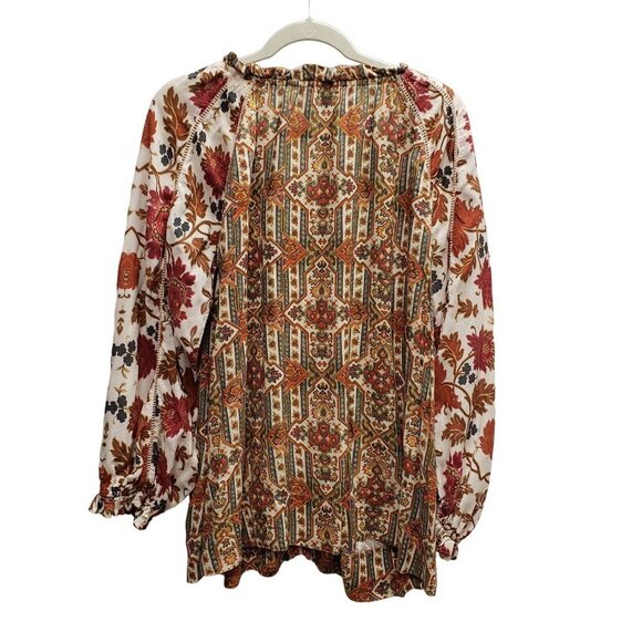 Sundance Beauties Grand Top Womens Size M Floral Mixed Print - Picture 3 of 16
